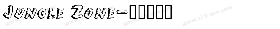Jungle Zone字体转换